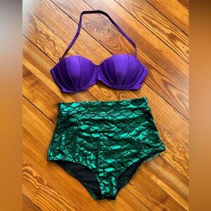 Mermaid Two Piece Bikini Swim